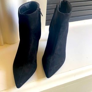 F21 Faux-Suede Point Bootie